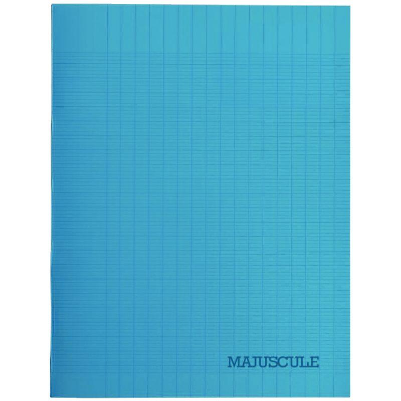 Cahier polypro 24x32 140pages grands carreaux incolore