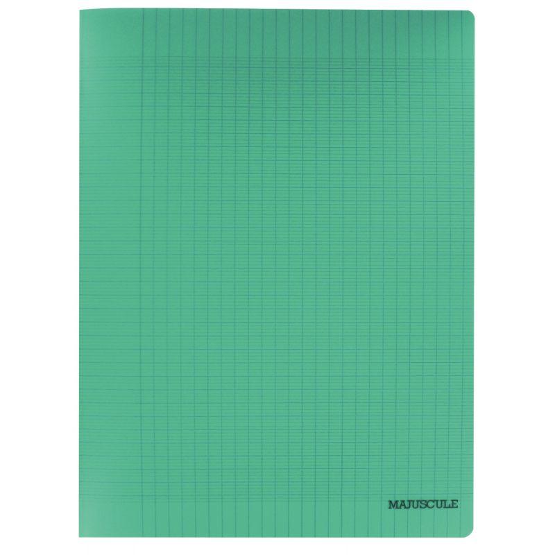 Cahier - 24 x 32 cm - 48 pages grands carreaux - Vert - Cultura