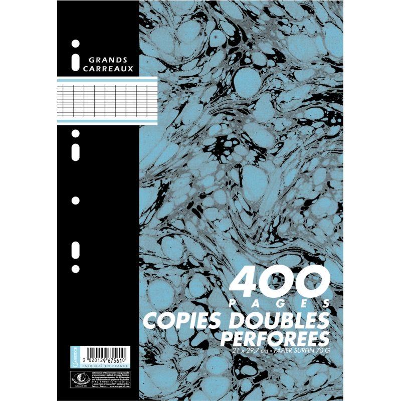 COPIES DOUBLES PERFORÉES 21 x 29,7 cm Seyès 70 g