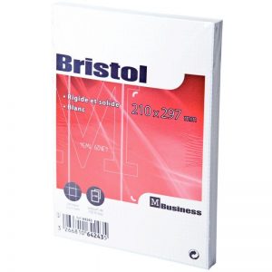 Fiches bristol - A5 - 170 g./m² - Uni - Blanc - Articles de papeterie  divers - Creavea